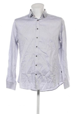 Ανδρικό πουκάμισο Engbers, Μέγεθος L, Χρώμα Μπλέ, Τιμή 22,92 €
