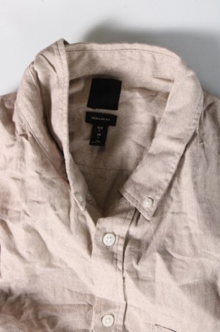 Ανδρικό πουκάμισο H&M, Μέγεθος L, Χρώμα  Μπέζ, Τιμή 7,00 €