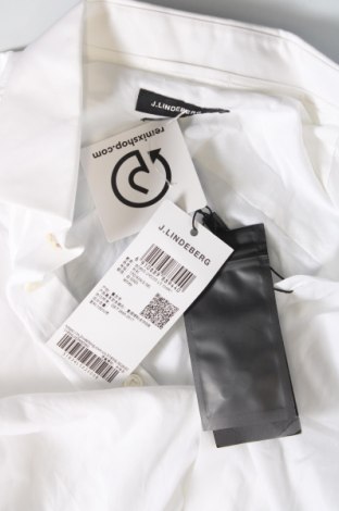 Ανδρικό πουκάμισο J.Lindeberg, Μέγεθος S, Χρώμα Λευκό, Τιμή 18,56 €