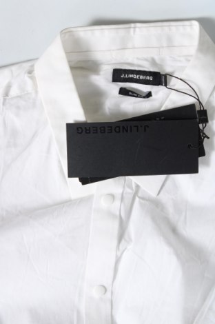 Ανδρικό πουκάμισο J.Lindeberg, Μέγεθος XL, Χρώμα Λευκό, Τιμή 32,47 €