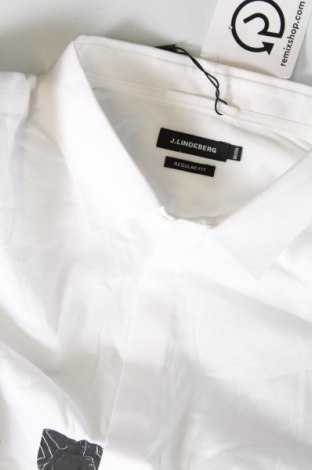 Мъжка риза J.Lindeberg, Размер L, Цвят Бял, Цена 100,50 лв.