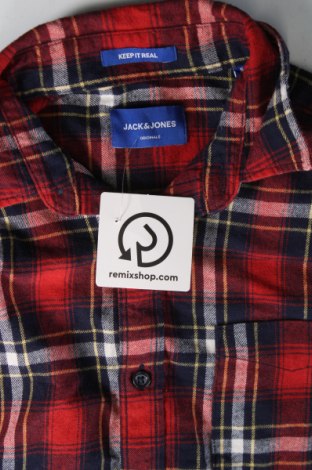Ανδρικό πουκάμισο Jack & Jones, Μέγεθος S, Χρώμα Κόκκινο, Τιμή 3,12 €