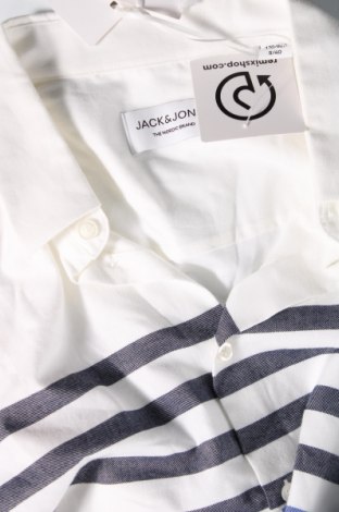 Ανδρικό πουκάμισο Jack & Jones, Μέγεθος S, Χρώμα Λευκό, Τιμή 9,11 €