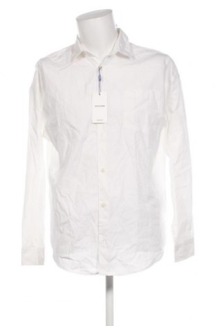 Ανδρικό πουκάμισο Jack & Jones, Μέγεθος L, Χρώμα Λευκό, Τιμή 35,05 €