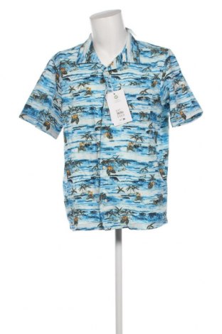 Ανδρικό πουκάμισο Knowledge Cotton Apparel, Μέγεθος L, Χρώμα Πολύχρωμο, Τιμή 15,77 €