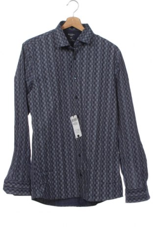 Ανδρικό πουκάμισο Olymp, Μέγεθος M, Χρώμα Μπλέ, Τιμή 5,43 €
