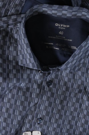 Мъжка риза Olymp, Размер M, Цвят Син, Цена 21,06 лв.