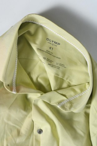 Ανδρικό πουκάμισο Olymp, Μέγεθος L, Χρώμα Πράσινο, Τιμή 60,31 €