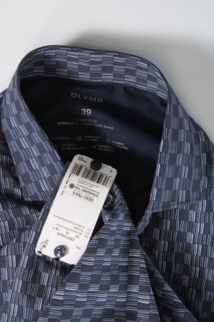 Herrenhemd Olymp, Größe M, Farbe Blau, Preis 9,65 €