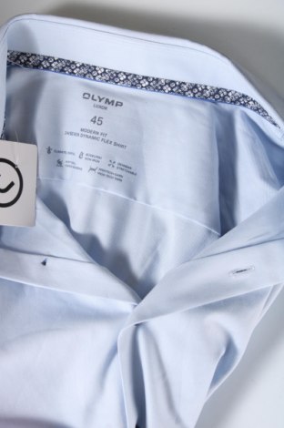 Ανδρικό πουκάμισο Olymp, Μέγεθος XXL, Χρώμα Μπλέ, Τιμή 60,31 €