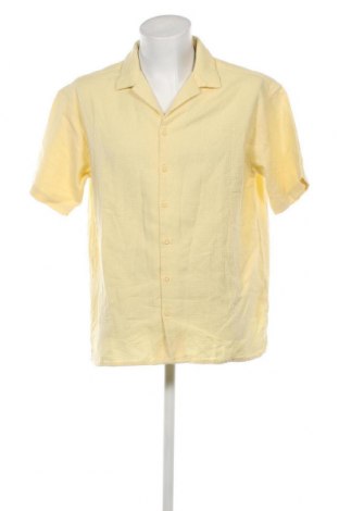 Ανδρικό πουκάμισο Originals By Jack & Jones, Μέγεθος L, Χρώμα Κίτρινο, Τιμή 9,11 €