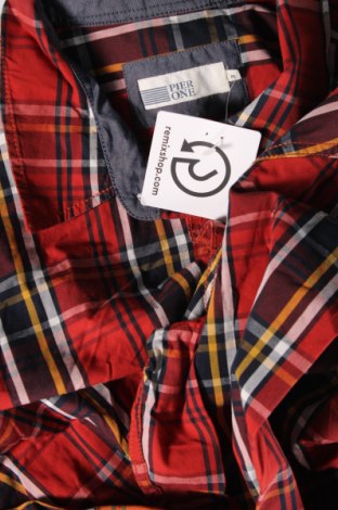 Ανδρικό πουκάμισο Pier One, Μέγεθος M, Χρώμα Πολύχρωμο, Τιμή 2,69 €