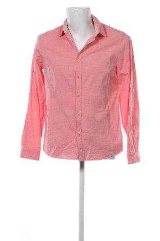Мъжка риза Zara, Размер M, Цвят Розов, Цена 6,00 лв.