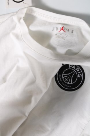 Herren Sport Shirt Air Jordan Nike, Größe M, Farbe Weiß, Preis 19,85 €