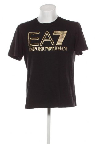 Мъжка тениска Emporio Armani, Размер L, Цвят Черен, Цена 98,80 лв.