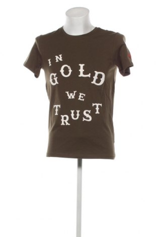 Herren T-Shirt In Gold We Trust, Größe XS, Farbe Grün, Preis € 6,43