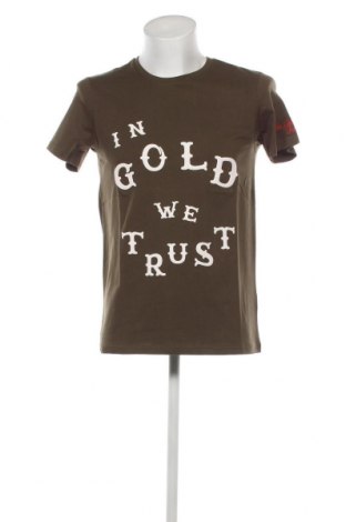 Ανδρικό t-shirt In Gold We Trust, Μέγεθος S, Χρώμα Πράσινο, Τιμή 8,84 €