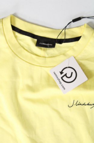 Мъжка тениска J.Lindeberg, Размер XS, Цвят Жълт, Цена 68,00 лв.