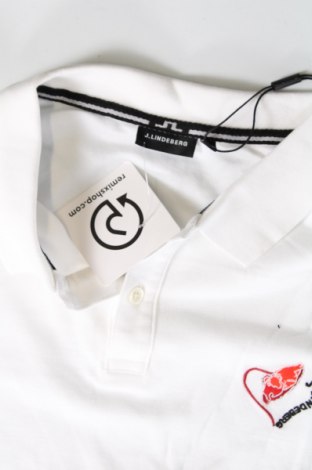 Ανδρικό t-shirt J.Lindeberg, Μέγεθος M, Χρώμα Λευκό, Τιμή 35,05 €
