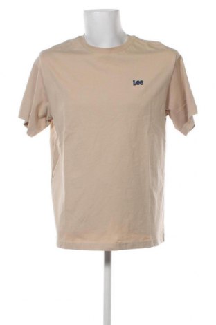 Herren T-Shirt Lee, Größe L, Farbe Beige, Preis 26,80 €