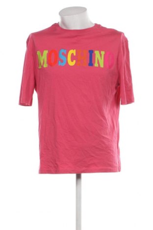 Tricou de bărbați Moschino Couture, Mărime L, Culoare Roz, Preț 443,03 Lei