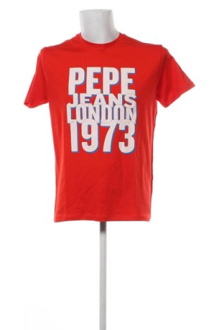 Herren T-Shirt Pepe Jeans, Größe M, Farbe Rot, Preis 20,37 €
