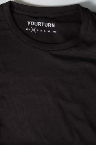 Ανδρικό t-shirt Your Turn, Μέγεθος XS, Χρώμα Μαύρο, Τιμή 5,23 €
