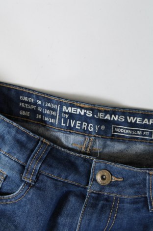 Herren Jeans Livergy, Größe L, Farbe Blau, Preis 8,18 €