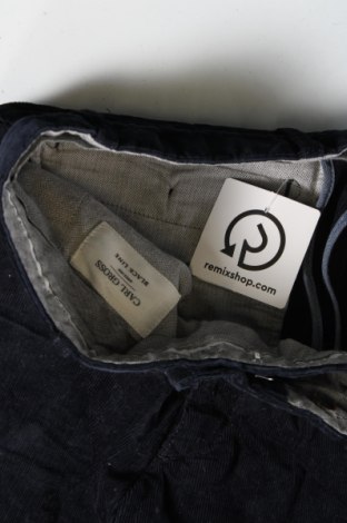Ανδρικό κοτλέ παντελόνι Carl Gross, Μέγεθος M, Χρώμα Μπλέ, Τιμή 2,45 €