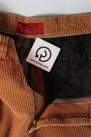 Pantaloni raiați de bărbați Pierre Cardin, Mărime M, Culoare Maro, Preț 20,26 Lei