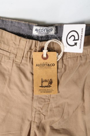 Мъжки къс панталон Alcott, Размер S, Цвят Бежов, Цена 40,00 лв.