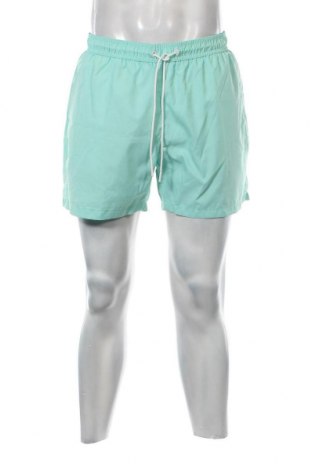 Ανδρικό κοντό παντελόνι Bershka, Μέγεθος XL, Χρώμα Πράσινο, Τιμή 7,19 €