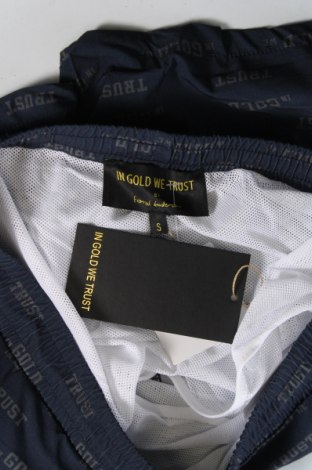 Ανδρικό κοντό παντελόνι In Gold We Trust, Μέγεθος S, Χρώμα Μπλέ, Τιμή 8,43 €