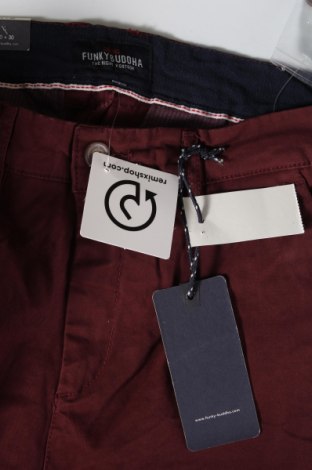 Мъжки панталон Funky Buddha, Размер M, Цвят Червен, Цена 7,83 лв.