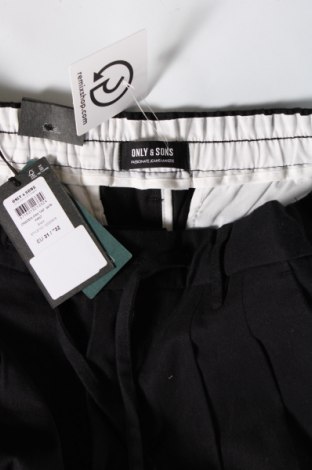 Ανδρικό παντελόνι Only & Sons, Μέγεθος M, Χρώμα Μαύρο, Τιμή 10,43 €
