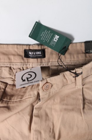 Pantaloni de bărbați Only & Sons, Mărime L, Culoare Maro, Preț 54,48 Lei
