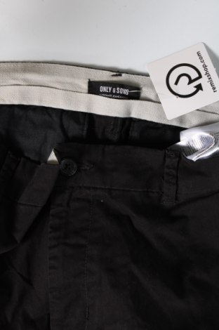 Мъжки панталон Only & Sons, Размер L, Цвят Черен, Цена 19,32 лв.