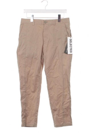 Ανδρικό παντελόνι Selected Homme, Μέγεθος S, Χρώμα  Μπέζ, Τιμή 6,86 €