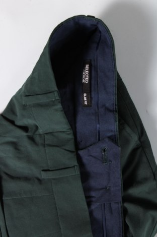Мъжки панталон Selected Homme, Размер M, Цвят Зелен, Цена 20,90 лв.