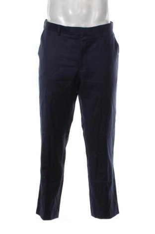 Мъжки панталон T.M.Lewin, Размер L, Цвят Син, Цена 10,12 лв.