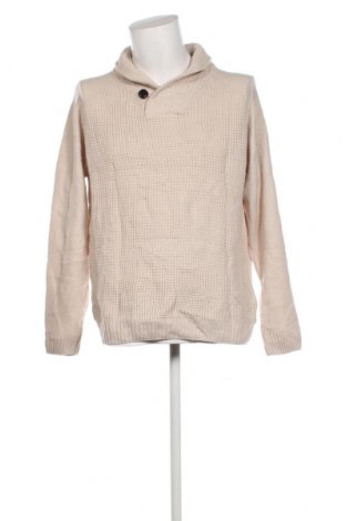 Ανδρικό πουλόβερ F&F, Μέγεθος XL, Χρώμα  Μπέζ, Τιμή 6,28 €