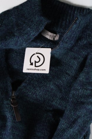 Ανδρικό πουλόβερ George, Μέγεθος S, Χρώμα Μπλέ, Τιμή 5,38 €