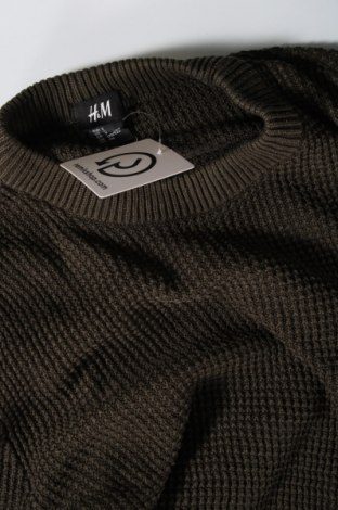 Męski sweter H&M, Rozmiar S, Kolor Zielony, Cena 27,83 zł