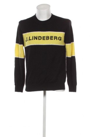 Мъжки пуловер J.Lindeberg, Размер L, Цвят Черен, Цена 47,75 лв.