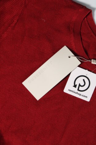Мъжки пуловер J.Lindeberg, Размер L, Цвят Червен, Цена 84,04 лв.