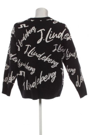 Мъжки пуловер J.Lindeberg, Размер L, Цвят Черен, Цена 57,30 лв.