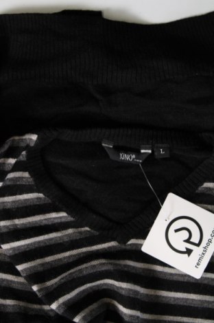 Мъжки пуловер Kino, Размер L, Цвят Черен, Цена 9,60 лв.