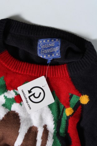 Ανδρικό πουλόβερ Seasons, Μέγεθος L, Χρώμα Μαύρο, Τιμή 6,28 €