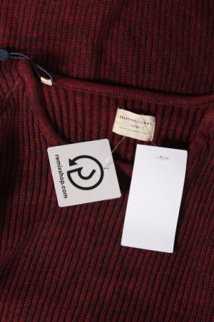 Męski sweter Selected Homme, Rozmiar XL, Kolor Czerwony, Cena 72,50 zł