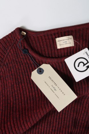 Мъжки пуловер Selected Homme, Размер M, Цвят Червен, Цена 68,00 лв.